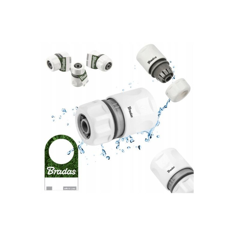 Szybkozłącze do węża 1/2" Bradas WL-2120 White Line